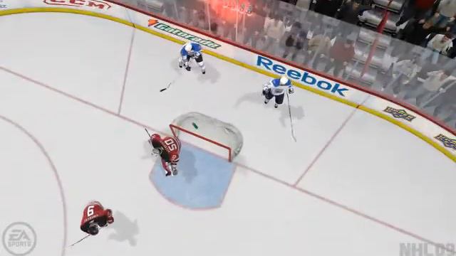 NHL 09 Weirdest Glitch Goal Ever смотреть онлайн