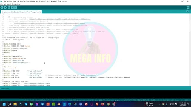 NodeMCU Programming With Sinric Pro ll ESP32 & Esp8266 Module смотреть онлайн