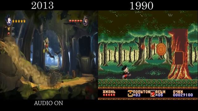 [Обзор] Castle of Illusion Starring Mickey Mouse 2013 vs 1990 | Begemot смотреть онлайн