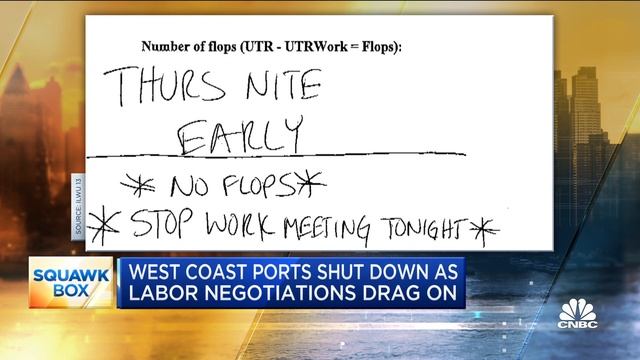 West Coast ports shut down as labor negotiations drag on смотреть онлайн