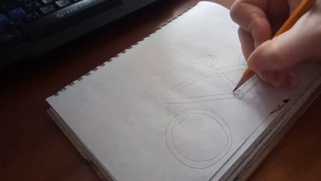Влог / Нарисовать Девочку которая едет на Велике / Скетчинг / Нарисовать Велик смотреть онлайн