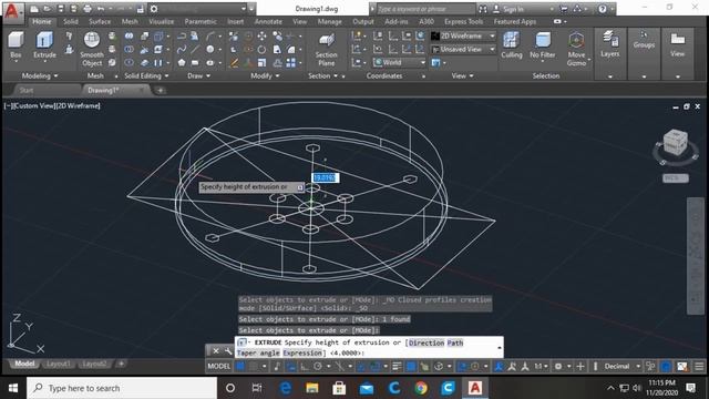 Spinner RC aircraft Propeller 32" Engine DLE , AUTOCAD, 3D printer смотреть онлайн