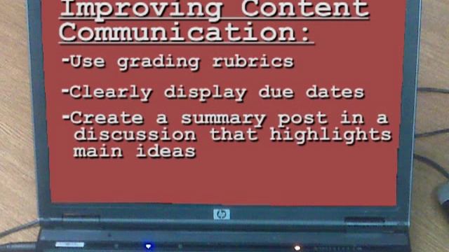 Improving Communication in Online Courses смотреть онлайн