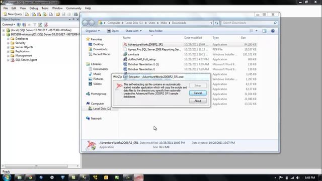 AdventureWorks Sample Install смотреть онлайн