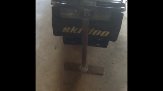 Homemade Track Stand For 1997 Skidoo Skandic 500