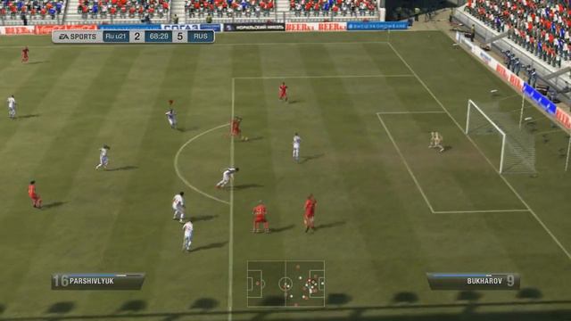 Упоратая FIFA: Нападающие РОС vs Защитники РОС 2-тайм смотреть онлайн
