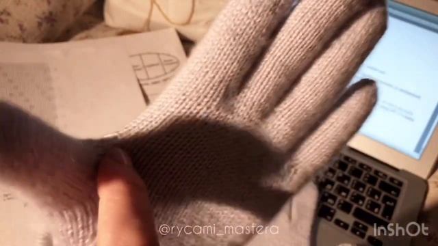 Перчатки спицами. Схемы. Описание. смотреть онлайн