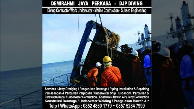 Jasa Diving Contractor Work Underwater Marine Contruction Lumajang Jawa Timur Indonesia смотреть онлайн