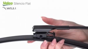 Установка дворников Valeo Silencio Flat - VATL5.1