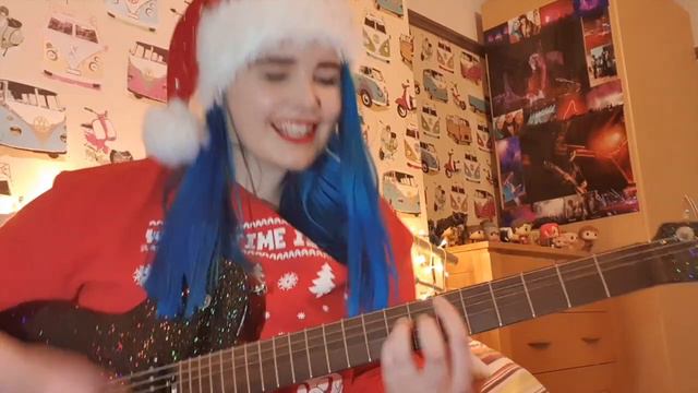 My Chemical Romance - All I Want For Christmas Is You guitar cover смотреть онлайн