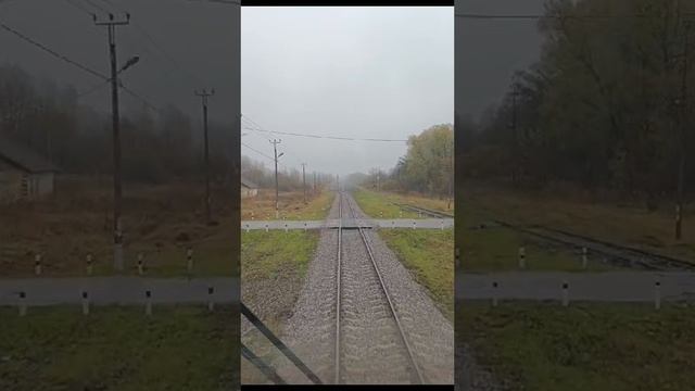 Романтика РЖД. Вид из кабины машиниста. смотреть онлайн