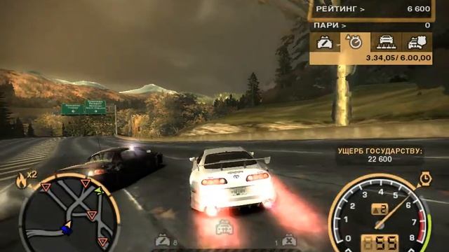 Как легко выполнять пари в NFS Most Wanted. смотреть онлайн