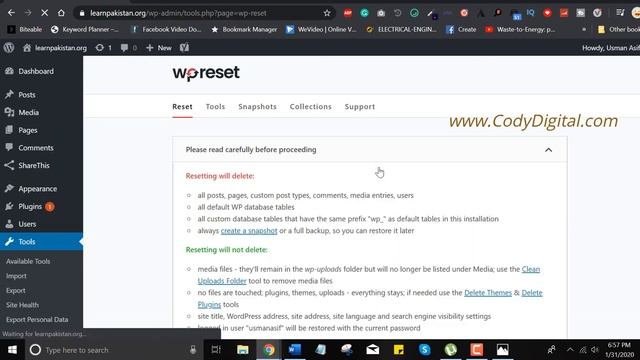 How to Reset WordPress [2020] Website to Default | Reset WordPress смотреть онлайн