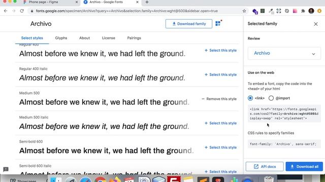 Полный веб. Разминка — верстка экрана лендинга. Урок 7 - Подключение шрифта. смотреть онлайн