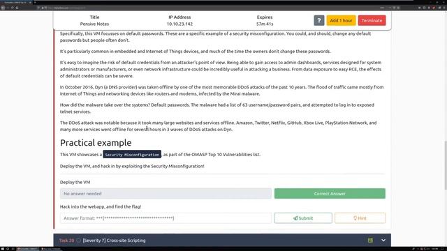TryHackMe OWASP Top 10 - Day 6 Security Misconfiguration | TryHackMe | OWASP TOP 10 смотреть онлайн