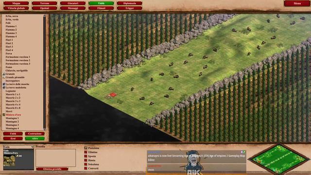 [ITA] Age of empires 2 Gameplay Map Editor смотреть онлайн