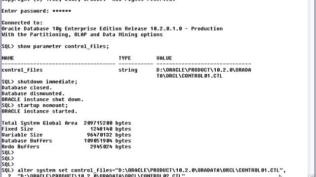 Multiplexing Controlfile.avi смотреть онлайн