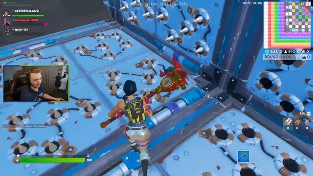 The 4-Player Deathrun Race Showdown... *3 MAPS* (Fortnite Creative) смотреть онлайн