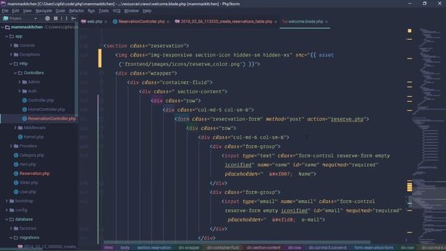 Simple Restaurant Management (Mamma's Kitchen) in Laravel 5.6 Part:16 Reservation Request Sent смотреть онлайн