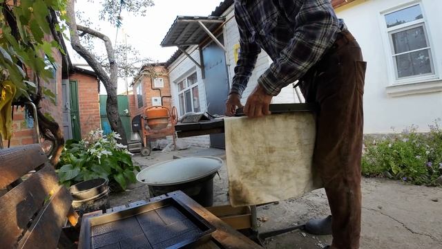 Легкий способ изготовления тротуарной плитки. смотреть онлайн