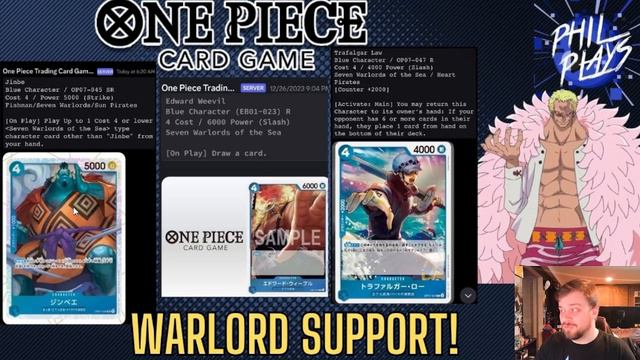Blue Doflamingo is BACK IN OP07! *One Piece Card Game* смотреть онлайн