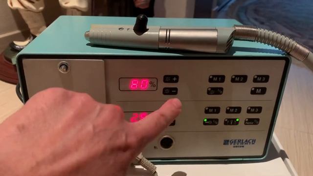 Профессиональный педикюрный аппарат Gerlach Technik Германия смотреть онлайн