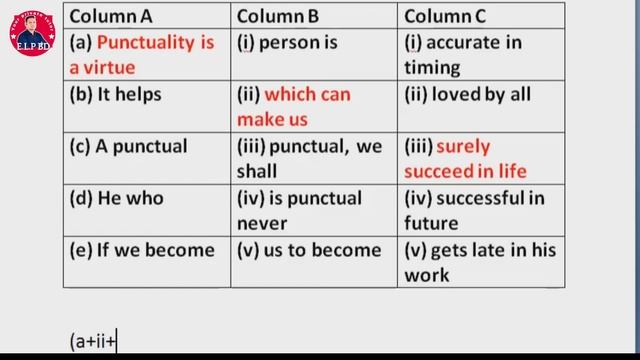 Matching Sentence || A column B column || English 1st Paper || Tips and tricks смотреть онлайн