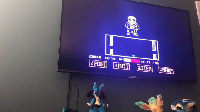Trying to beat sans undertale (xbox) смотреть онлайн