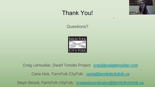 Dwarf Tomato Breeding Webinar With Craig LeHoullier