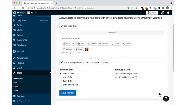 How to add sharing buttons to your WordPress.com website смотреть онлайн