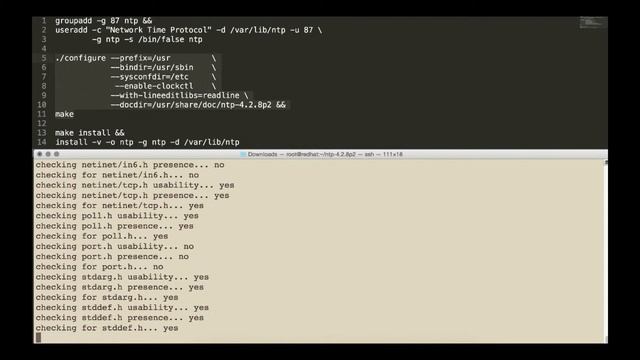 how to install ntp,ntp-4.2.8p2 in linux смотреть онлайн