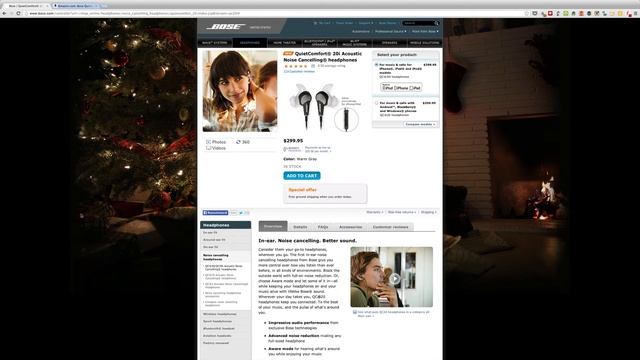 Bose In ear headphones смотреть онлайн