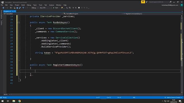How To Make A Discord Bot In 10 Minutes Using C# | Discord.Net