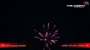 Батареи салютов MC114 - GOLDEN SPIDER