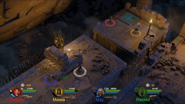 Lara Croft and the Temple of Osiris ~ 4 Player co-op (part1) [LIVE] смотреть онлайн