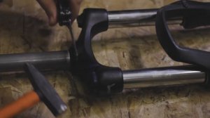 Замена вилки велосипеда, в домашних условиях