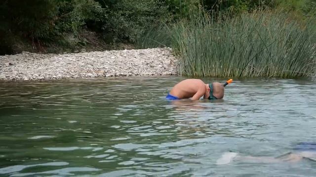 (2022.07.10) Новомихайловский, р. Нечепсухо, ныряем смотреть онлайн