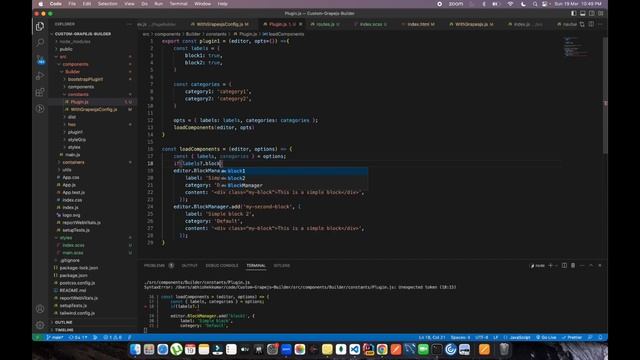 Grapejs Plugins - 2 | Grapesjs for beginners | React JS смотреть онлайн
