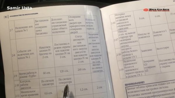 Программирование сигнализации scher-khan logicar a автозапуск #SamirUsta