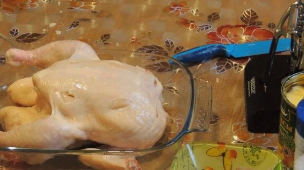 Курица фаршированная ананасами vkusnoe-doma.ru