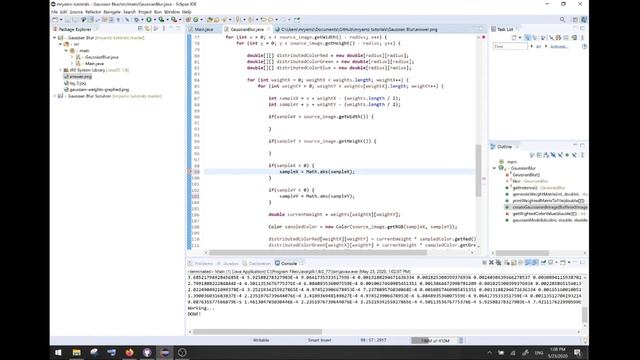How to make a Gaussian Blur with Java | Final Ep. | Fixing Edges смотреть онлайн