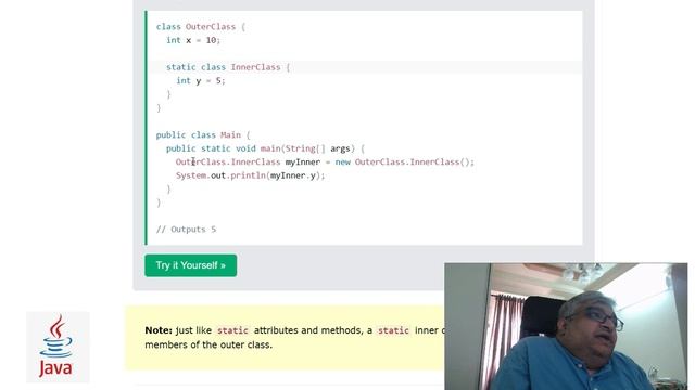 Java inner classes - Java tutorial - w3Schools - Chapter-35 English смотреть онлайн