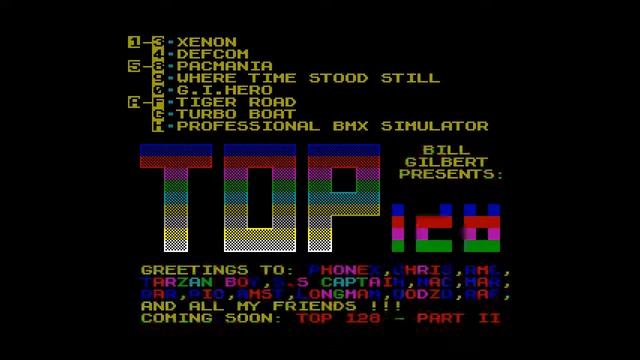 Top 128k Part 1 - Bill Gilbert [#zx spectrum AY Music Demo] смотреть онлайн
