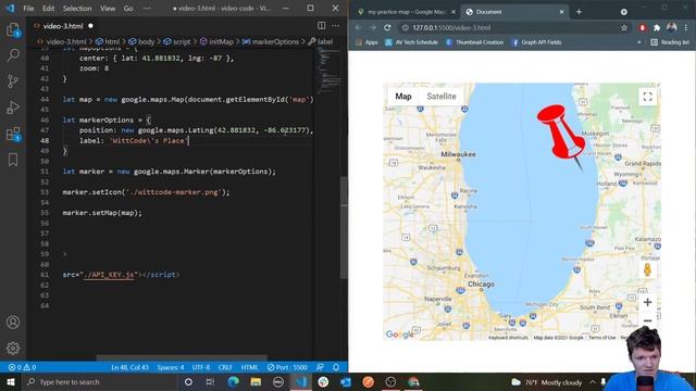 Google Maps JavaScript API Episode 3 - Markers смотреть онлайн