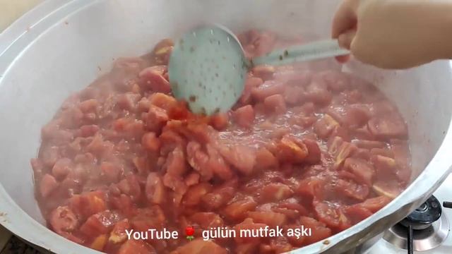 KONSERVE DOMATES BU ŞEKİLDE HAZIRLARSANIZ KIŞ BOYU TADINA DOYAMASINIZ??