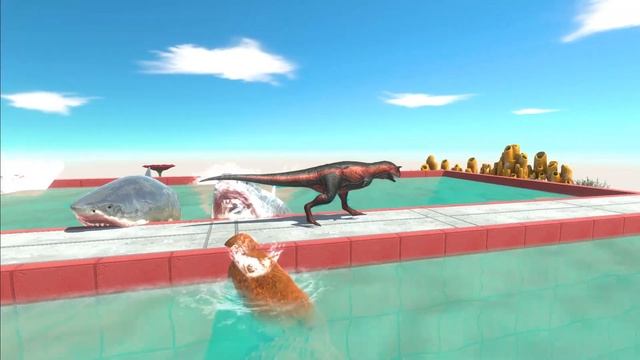 Reptile Slide, Infernals vs Dinosaurs - Animal Revolt Battle Simulator смотреть онлайн