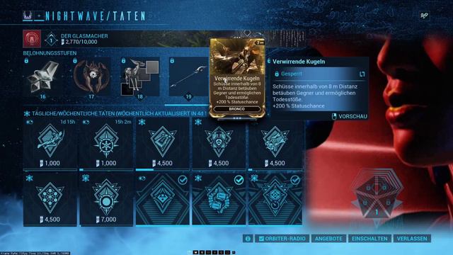 Warframe Nightwave III Der Glasmacher Belohnungen und Shop смотреть онлайн