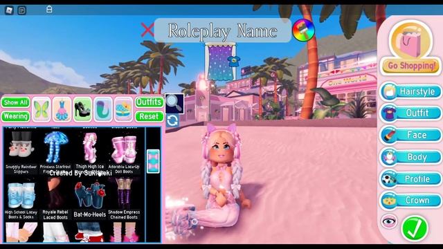 HOW TO Make A Mermaid Tail In Royale High / Royale High Accessory And Outfit Hacks