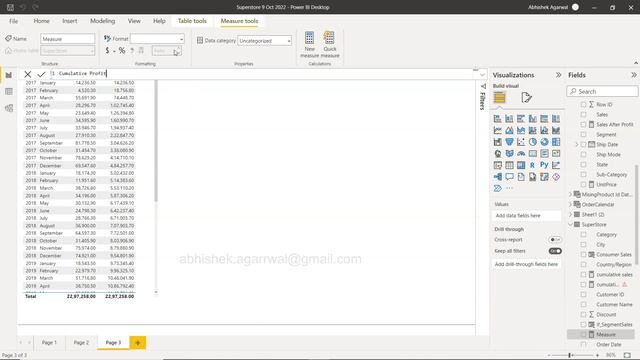 Calculating Cumulative Sum in Power BI смотреть онлайн