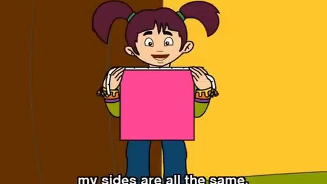 Im circle ball, square box, triangle roof, rectangle door! English for Children Nursery Rhymes Do смотреть онлайн